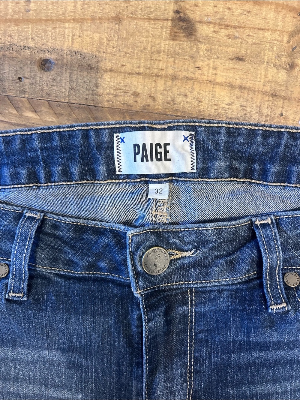 PAIGE Indigo Blue Skinny Jeans